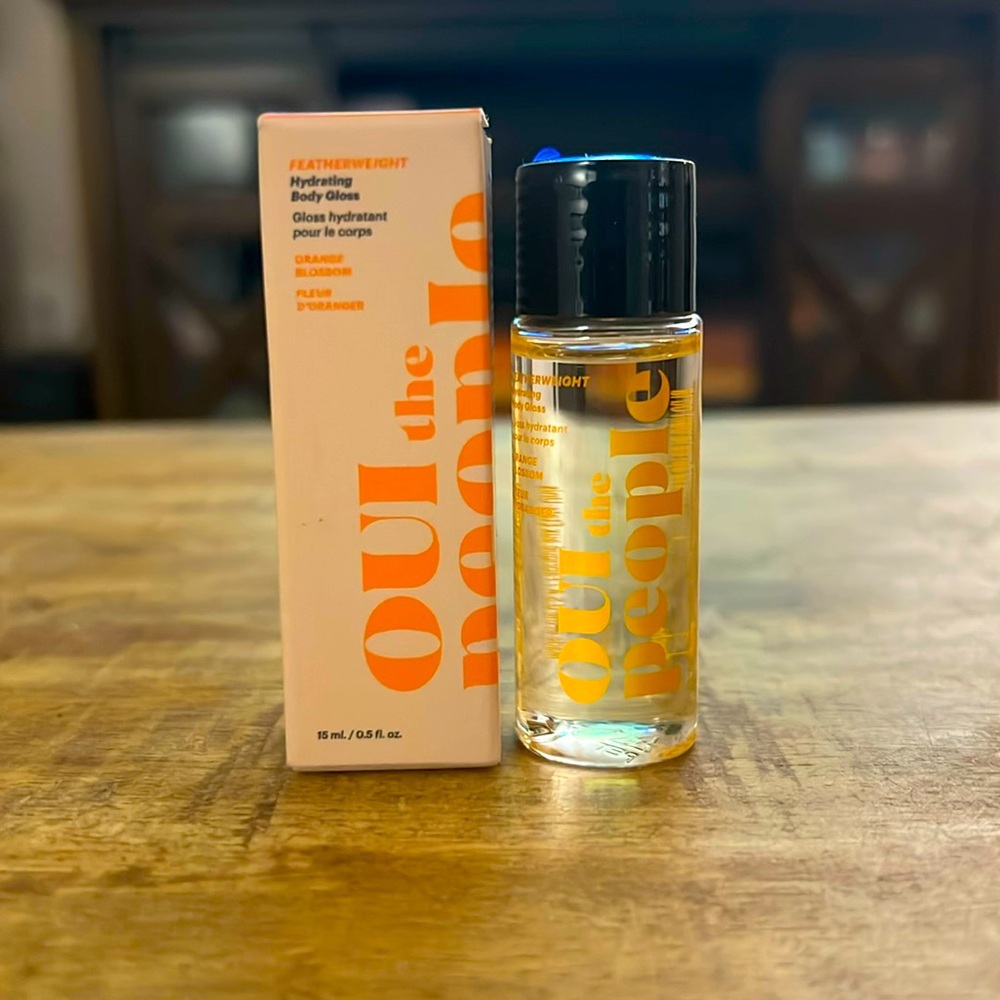 NWT OUI the People Hydrating Body Gloss Mini 0.5 fl oz